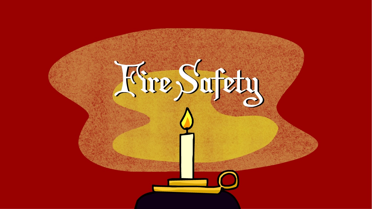 christmas, fire safety