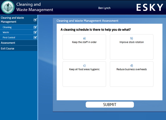 Assessment | Cleaning and Waste Refresher