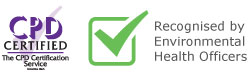 CPD Certified, Recognised by EHO's